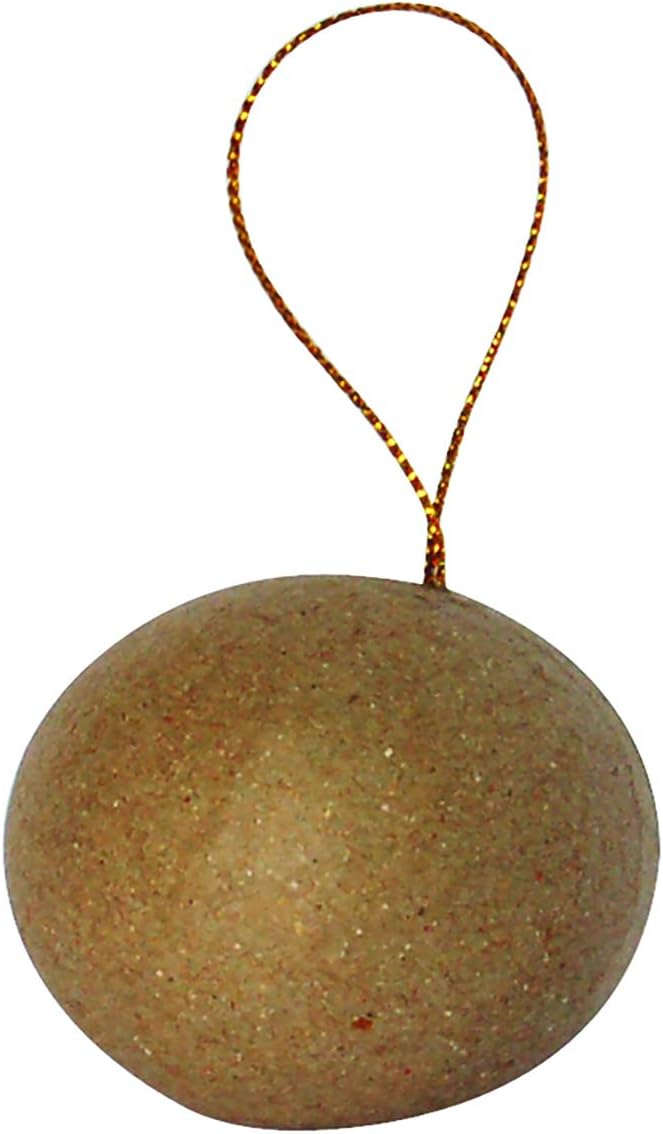 DÃ©copatch Mache Baubles, 5x5x5 cm - Brown, 8 Pack - Image 1